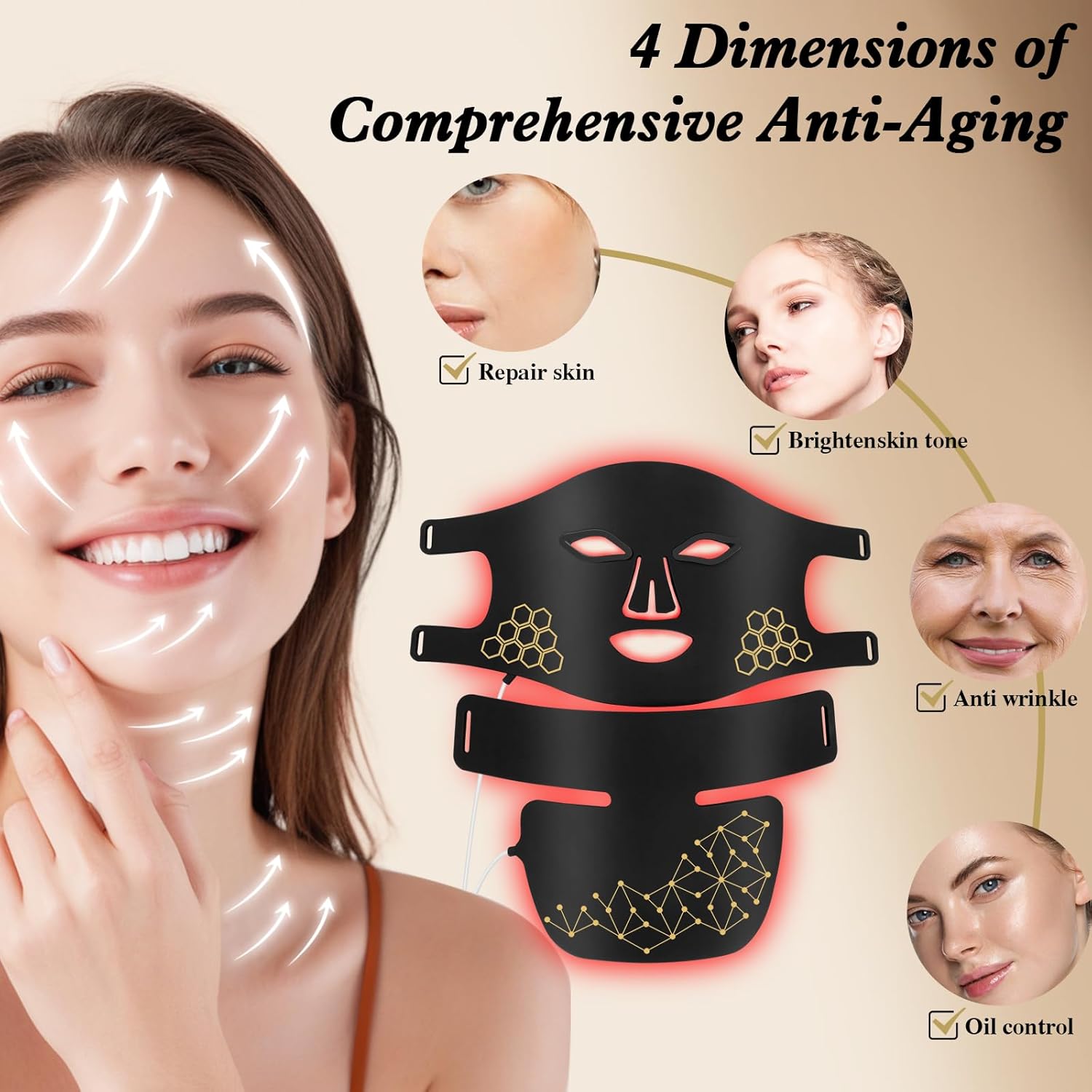 Red Light Therapy for Face and - Galvanic Skin Sensor avaliação e preço