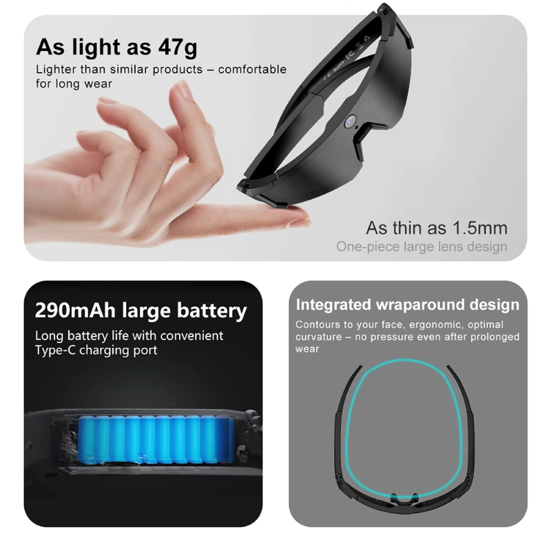 Oneplus Al Smart Glasses 8K Re - Smart Glasses Lens avaliação e preço