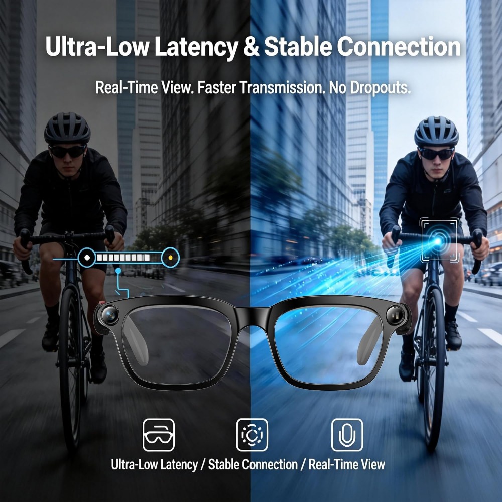 Smart Glasses: 4K Video, Dual  - Smart Glasses Lens avaliação e preço