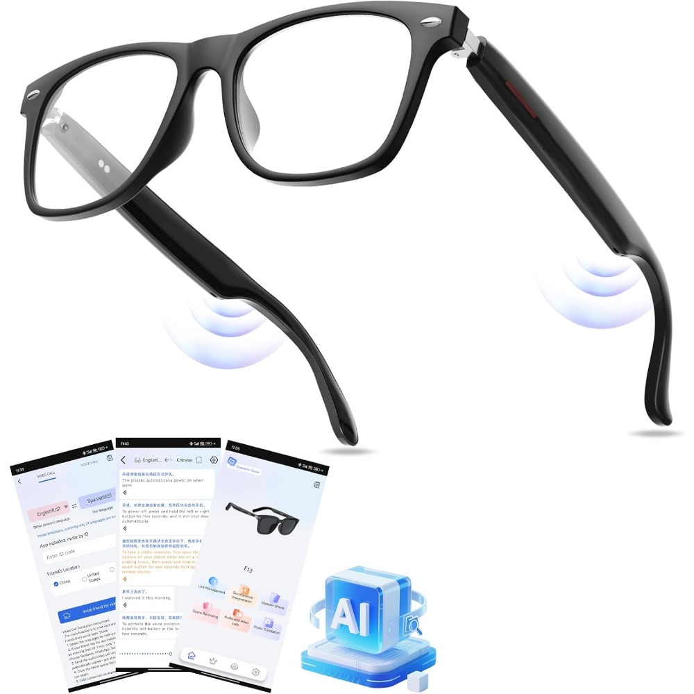 Smart Glasses with Real-Time T - Smart Glasses Lens avaliação e preço
