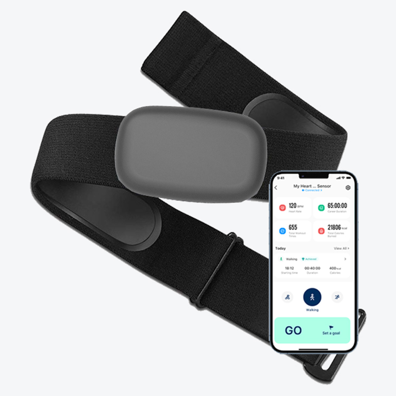 FITCENT5.3 Khz Chest Heart Rat - Breath Rate Monitor avaliação e preço