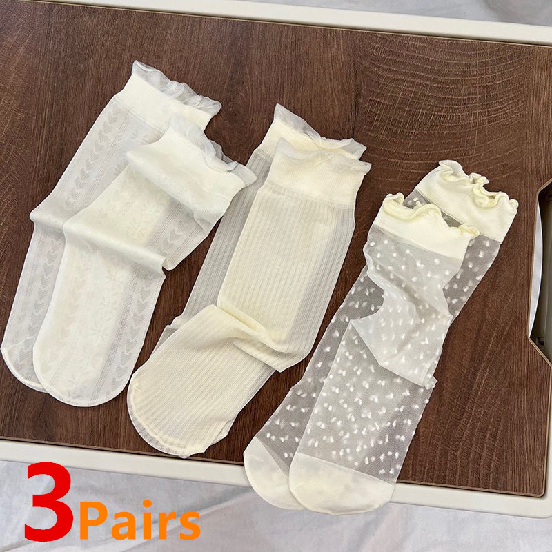 3Pairs/Lot Baby Girls Knee Hig - Baby Sock Oximeter avaliação e preço