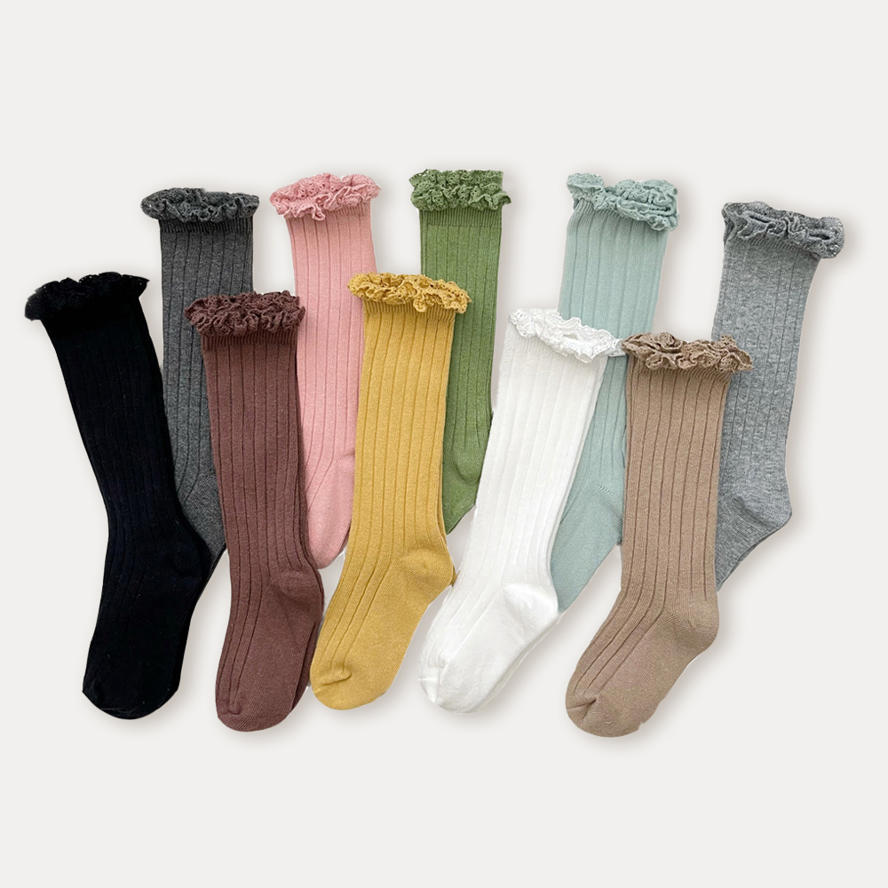 Kids Knee High Socks Baby Girl - Baby Sock Oximeter avaliação e preço