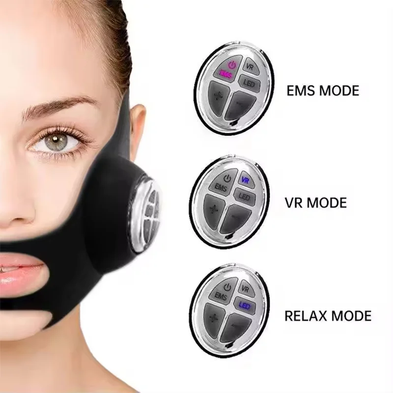 V Face Lifting EMS Facial Mask - Galvanic Skin Sensor avaliação e preço