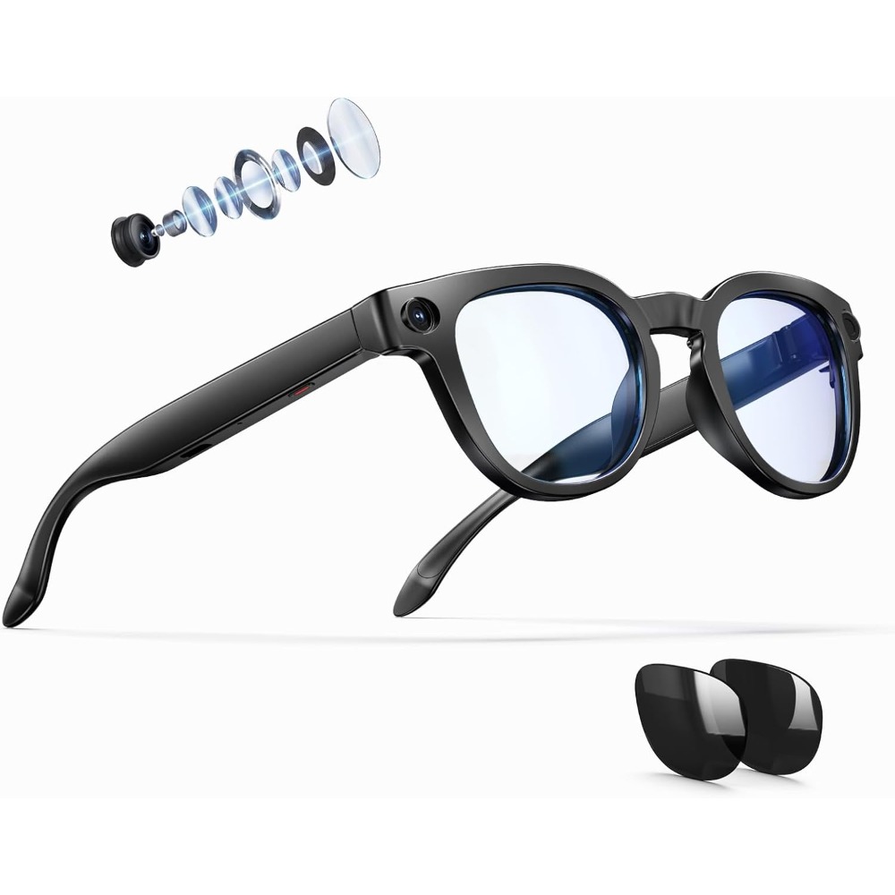 Smart Glasses with 8MP Camera, - Smart Glasses Lens avaliação e preço
