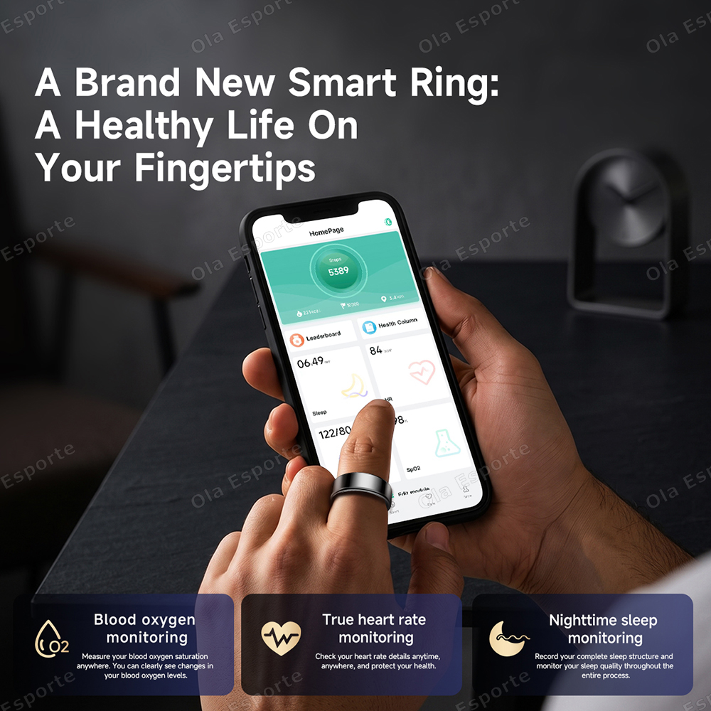 New R09 Smart Ring Men Women w - Temperature Ring Skin avaliação e preço