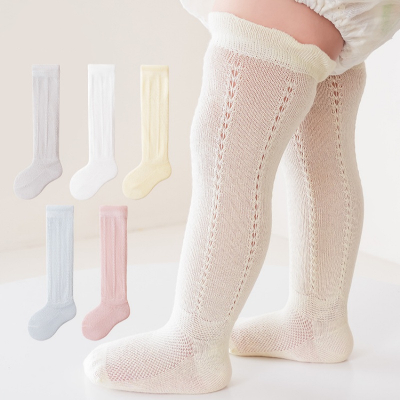 Baby Hollow Out Long Socks Bre - Baby Sock Oximeter avaliação e preço