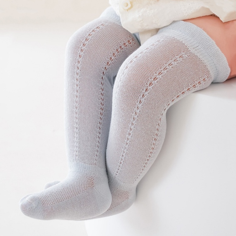 Baby Hollow Out Long Socks Bre - Baby Sock Oximeter avaliação e preço
