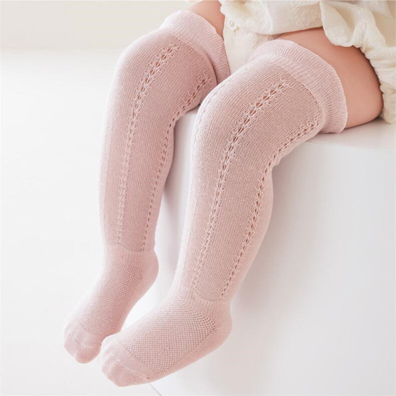 Baby Hollow Out Long Socks Bre - Baby Sock Oximeter avaliação e preço