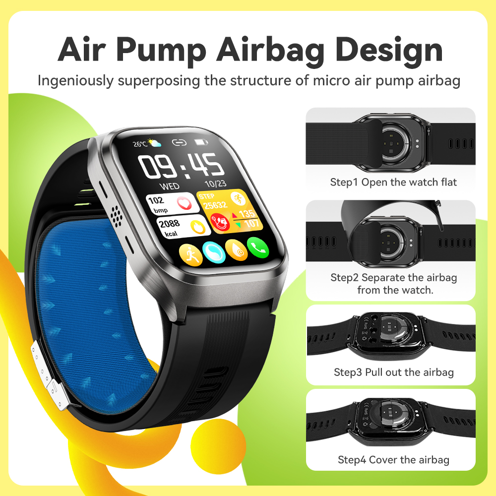 2025 New NOYAFA High-end Laser - Fall Detection Watch avaliação e preço