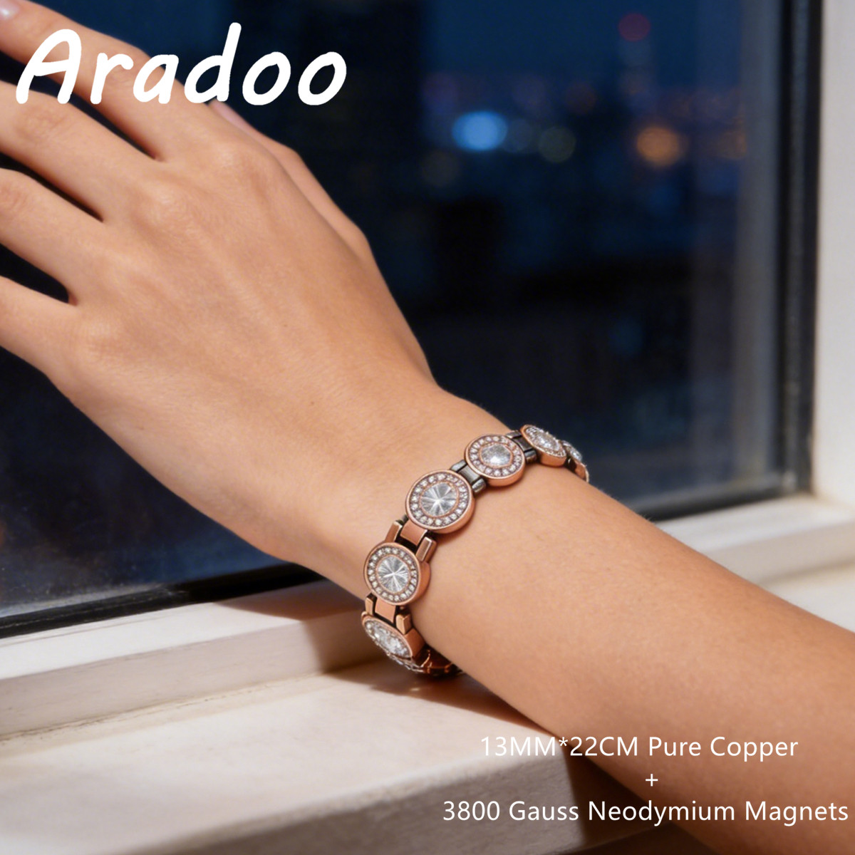 ARADOO 3800 Gauss Magnetic Cry - Meditation Headband Eeg avaliação e preço