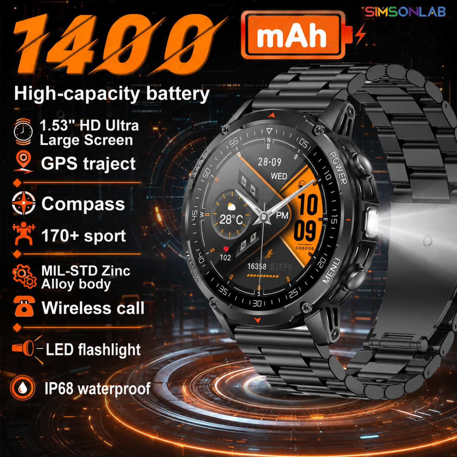 2026 New 1400mAh Military GPS  - Smart Insole Pressure avaliação e preço