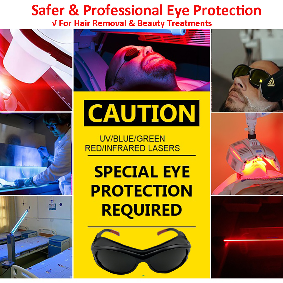 IPL Laser Hair Removal Glasses - Light Therapy Glasses avaliação e preço
